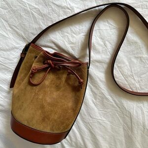 SEZANE MINI FARROW BAG SUEDE